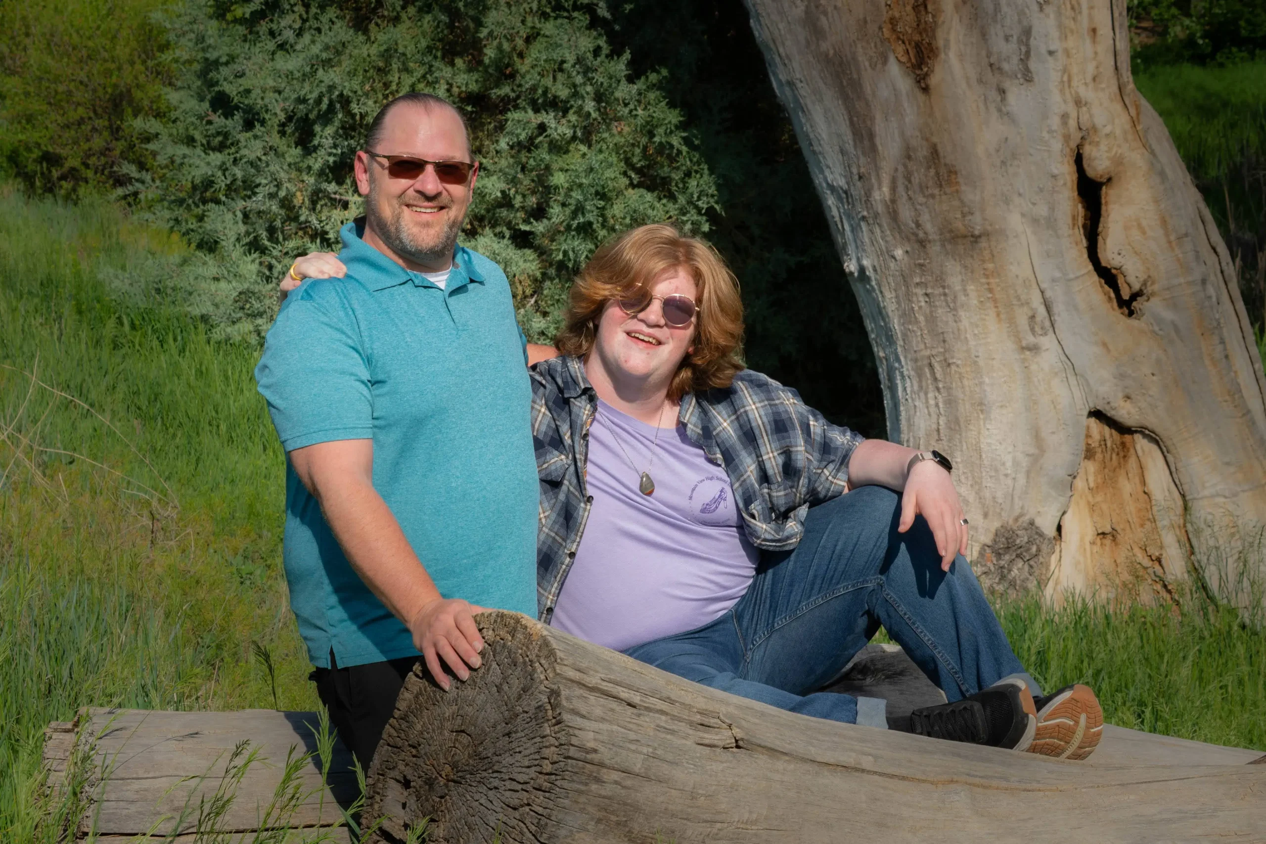 Mike and his son