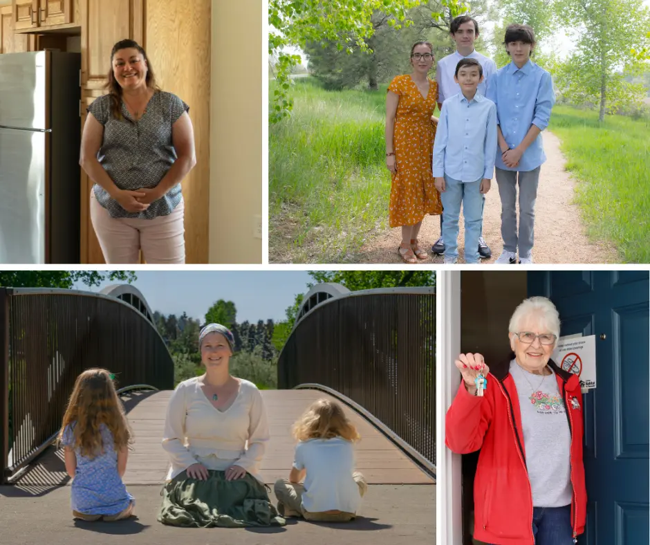 Collage of homeowners
